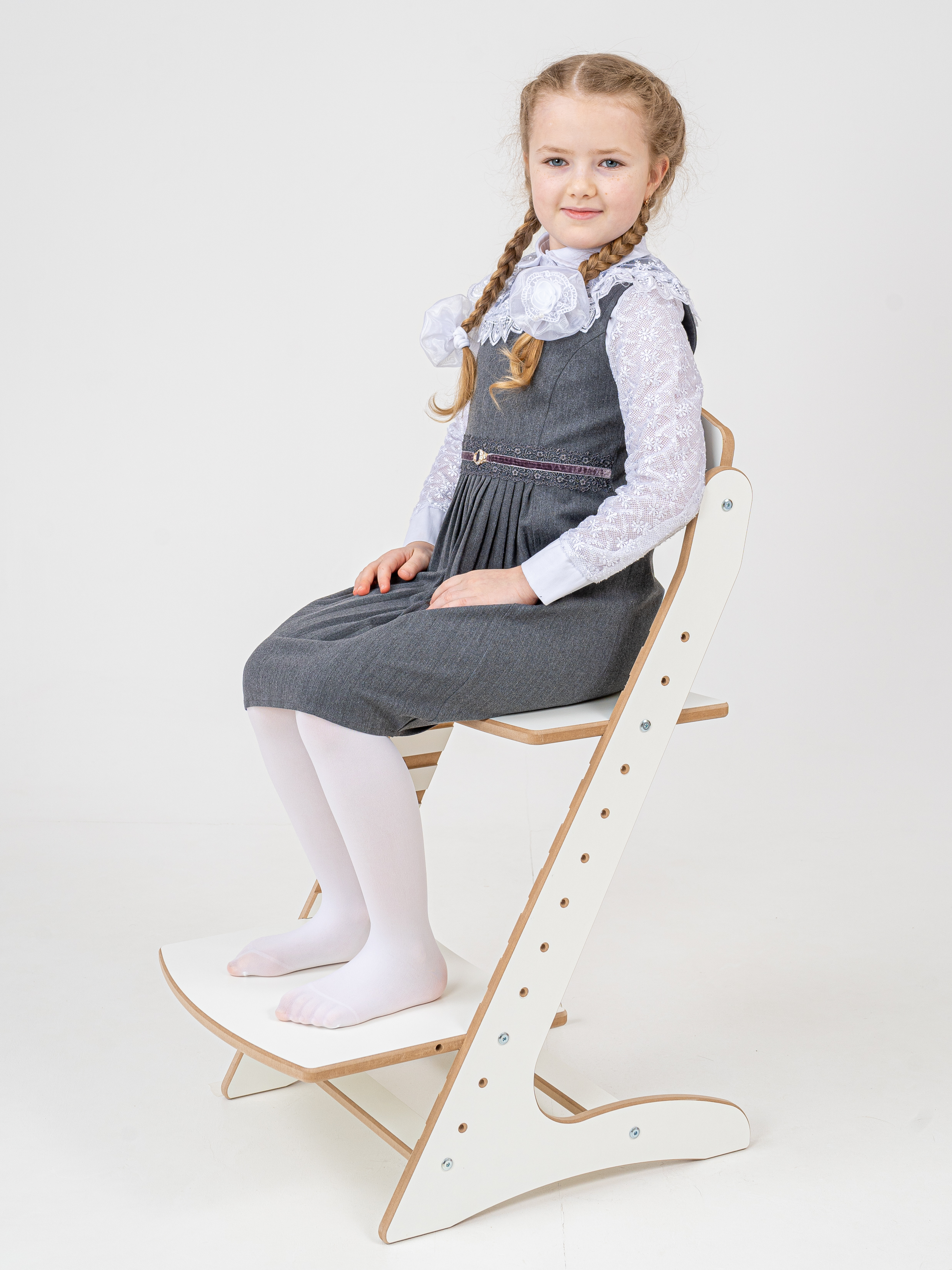 Детский стул растущий Babystul с подушкой школьный конфетки - фото 7