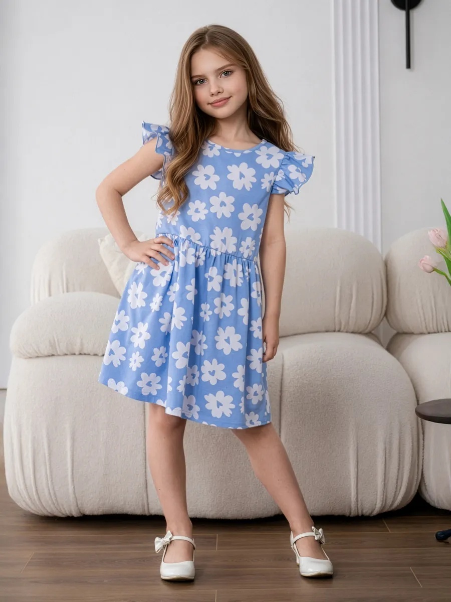 Платье NATIVIA ПЛД/цветокнаголубом - фото 5