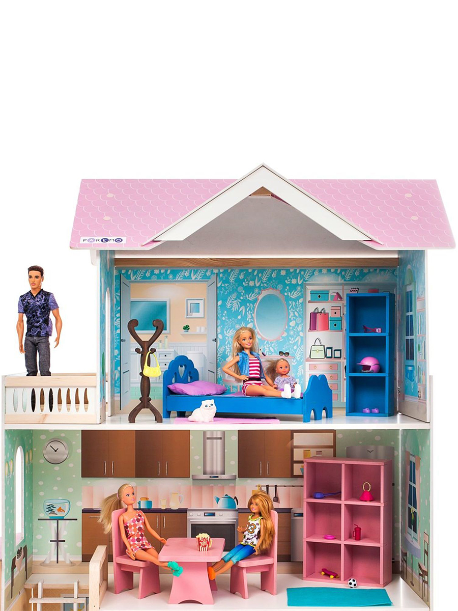 Домик для кукол PAREMO 118 см с мебелью PD318-11 - фото 12