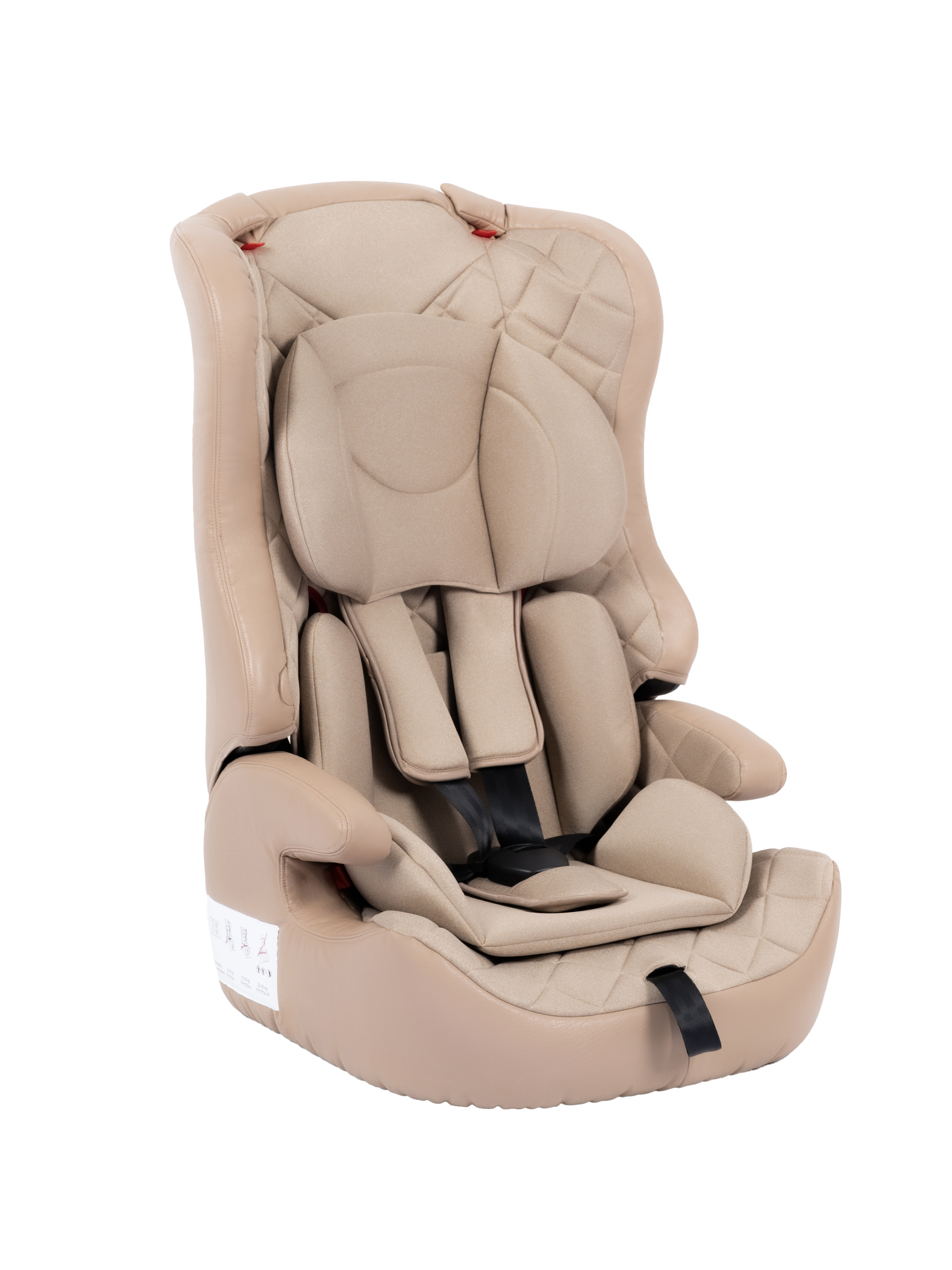 Автокресло Kingbaby Legend 1/2/3 (9-36 кг) бежевый - фото 9