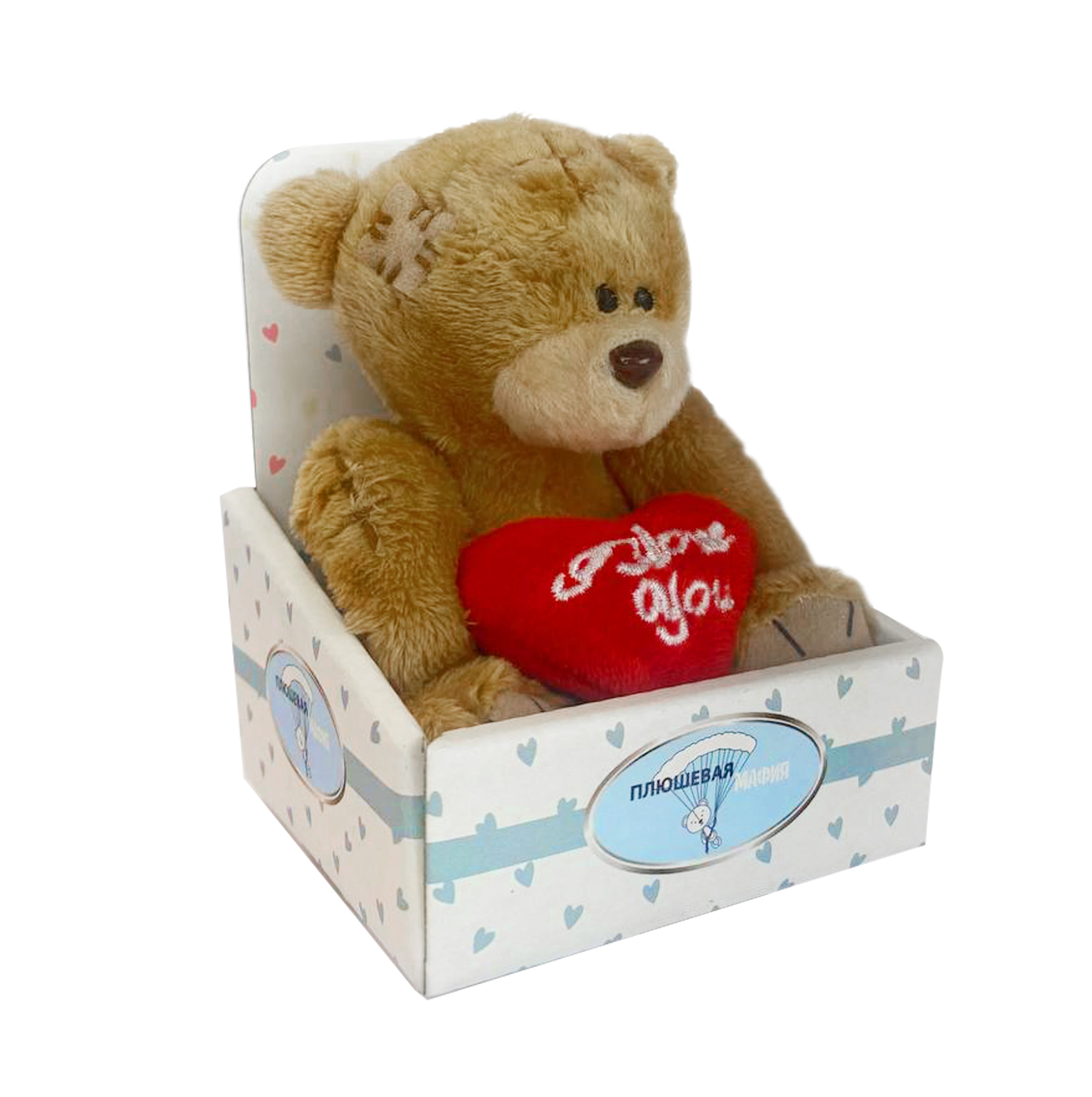 Мягкая игрушка Плюшевая мафия мишка Мишка для тебя с сердечком - фото 2