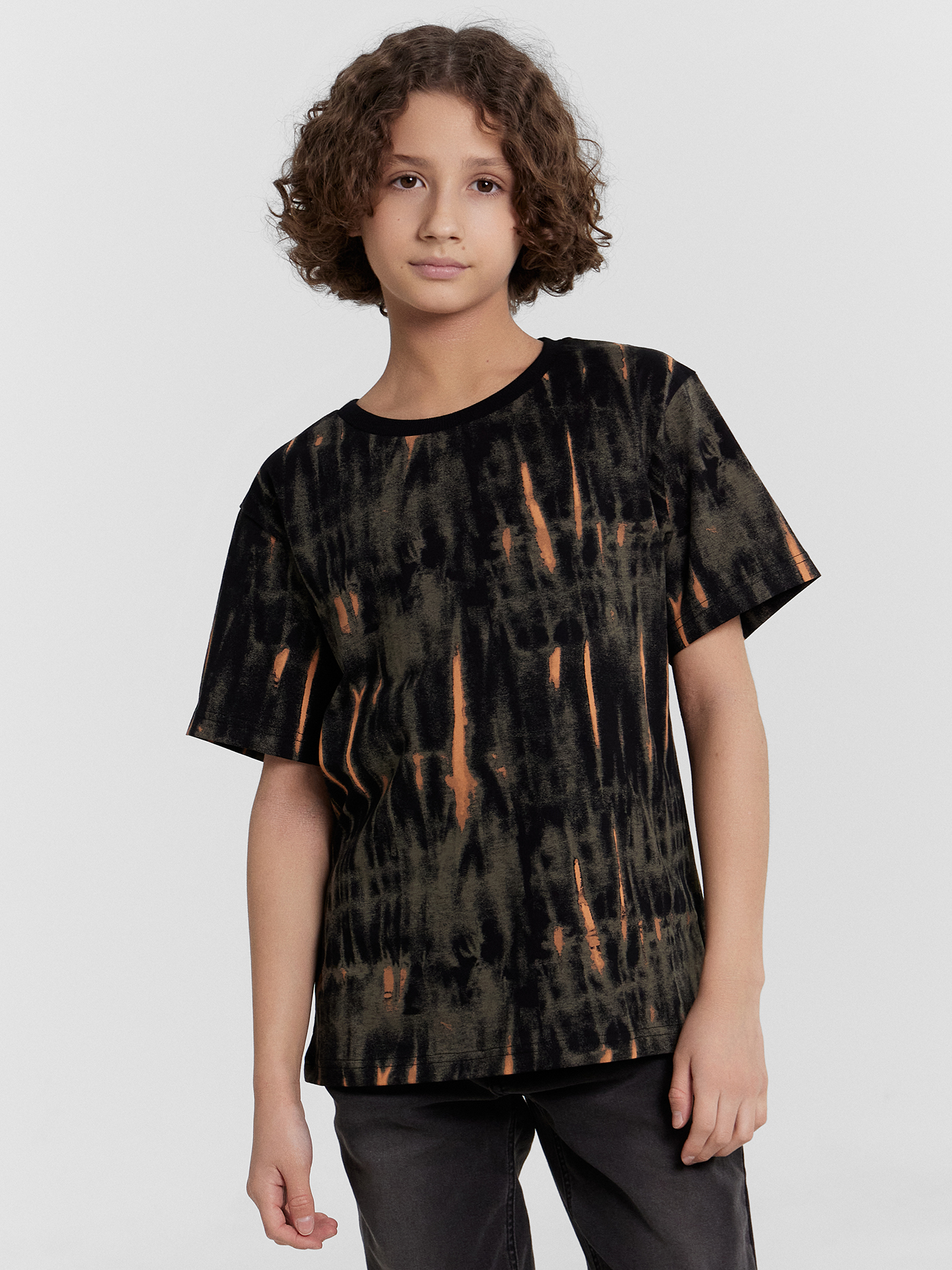Футболка Mark Formelle 113433/набивка tie dye на черном - фото 2
