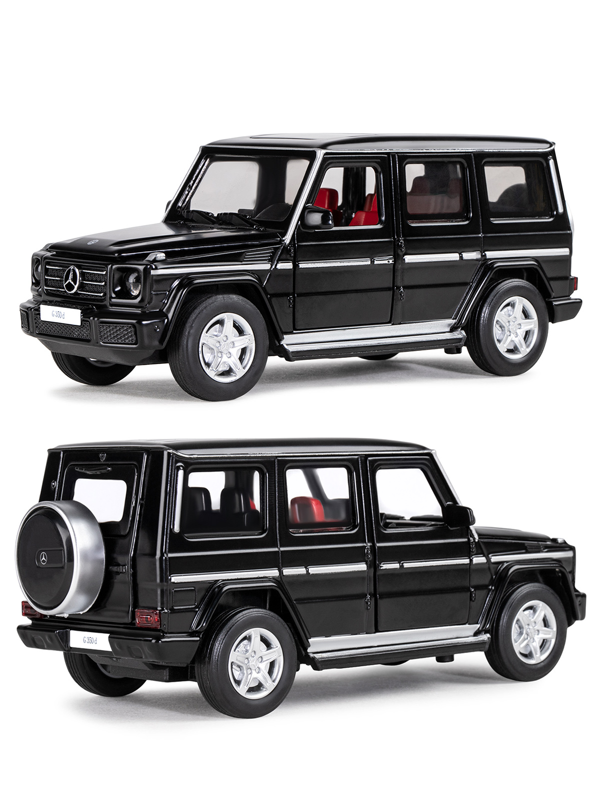 Внедорожник АВТОпанорама Mercedes Benz G350d 1:32 JB1200188 - фото 7