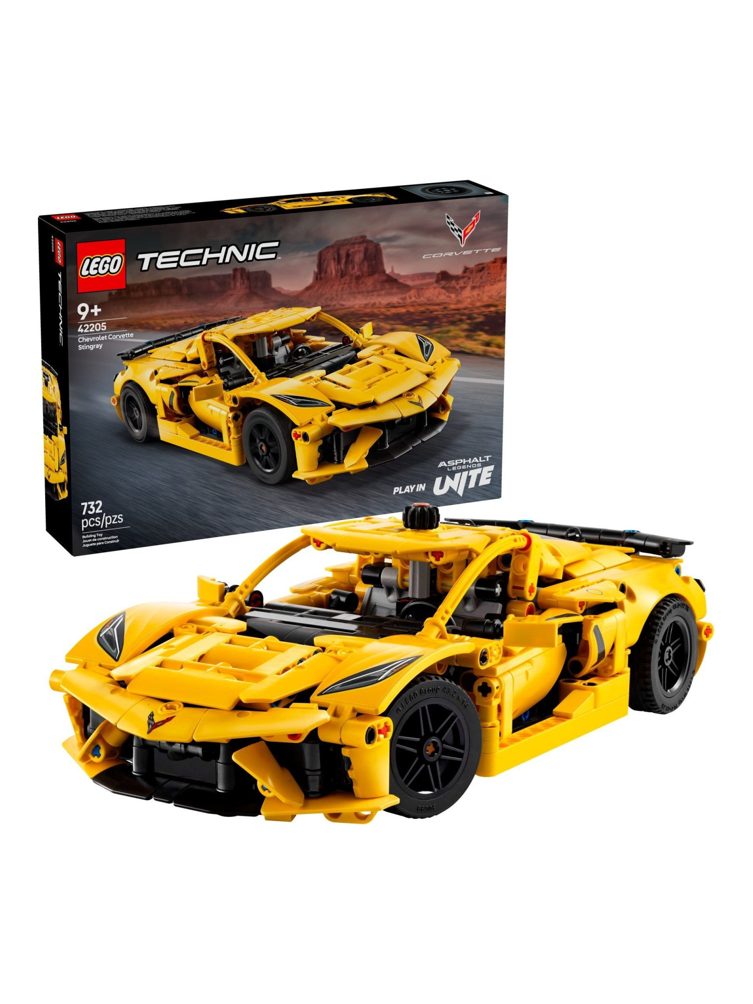 Конструктор LEGO Technic Шевроле Корвет Стингрей 732 дет. - фото 3