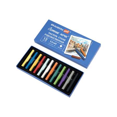 Пастель сухая Brauberg 12 шт.