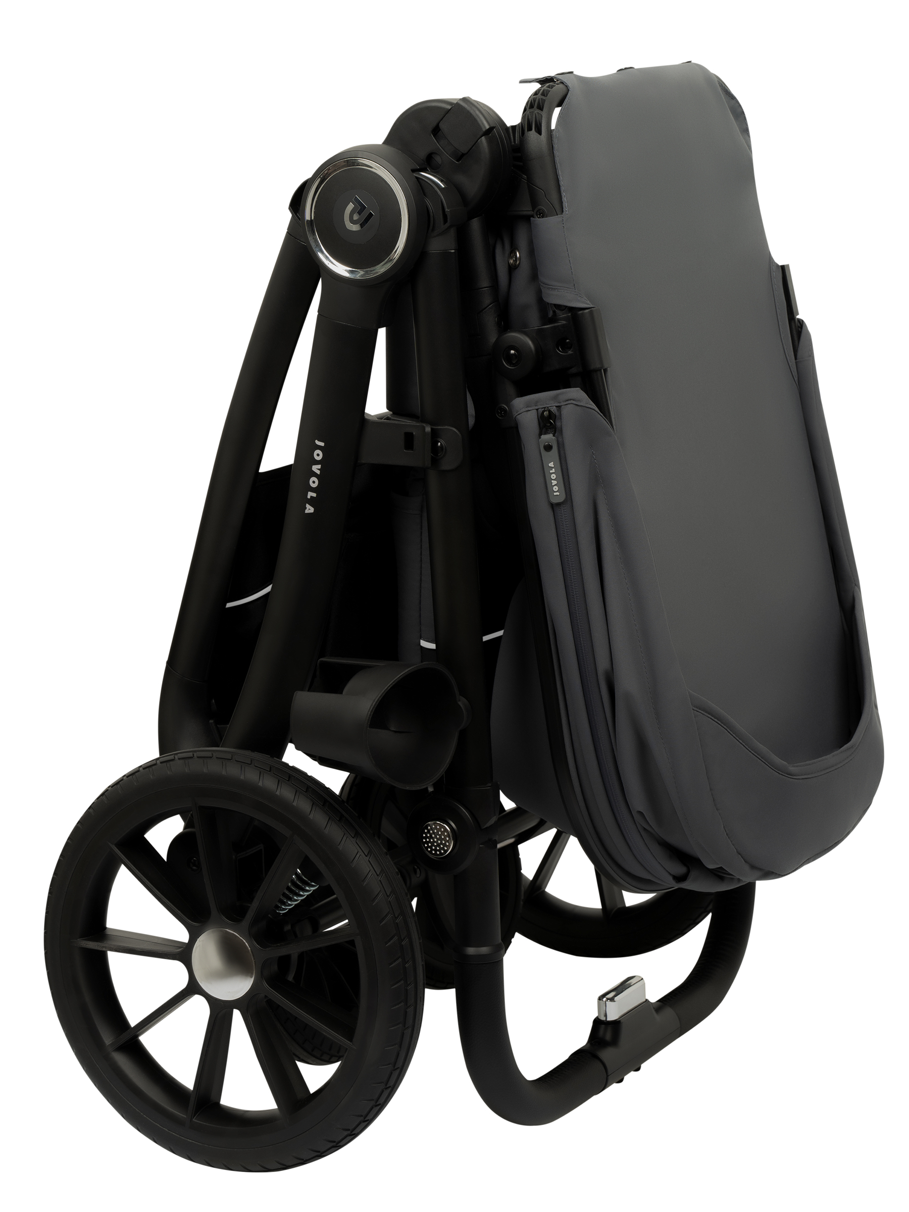 Коляска прогулочная JOVOLA LYRA серый - фото 41