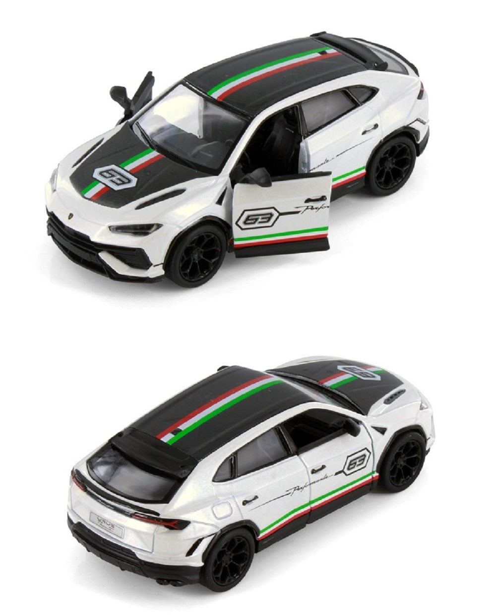 Автомобиль KINSMART Lamborghini Urus Performante белый 1:36 KT5447WF/3 - фото 1