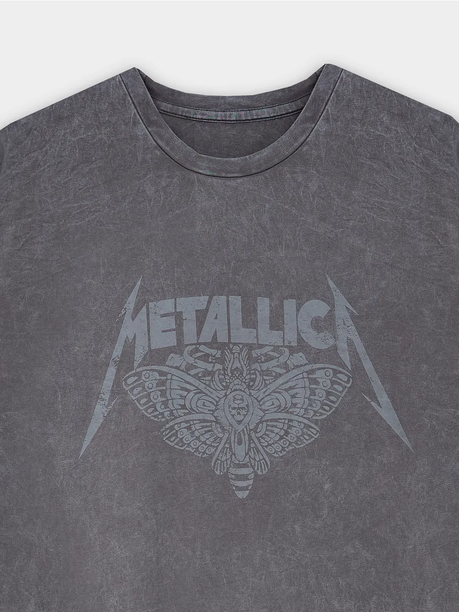 Сорочка ночная Mark Formelle (Марк Формэль) 512079/ACID WASH серый +печать1 - фото 7