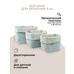 Набор корзин для хранения 3 шт. BUBA KIDS Тихий океан/речная вода