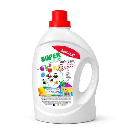 Гель для стирки SUPERMAMA универсальный 3 л