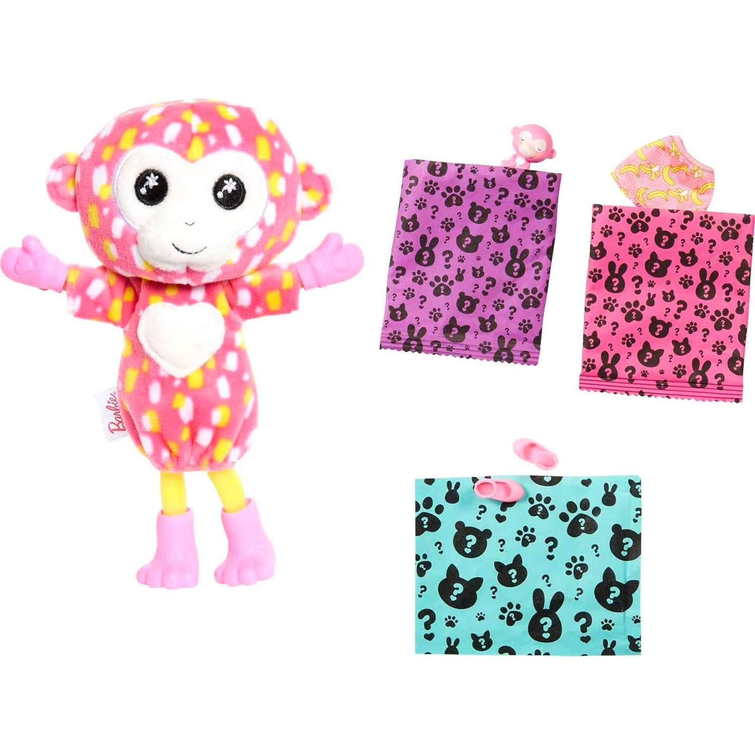 Кукла мини Barbie Cutie Reveal Челси Обезьянка HKR14 - фото 3
