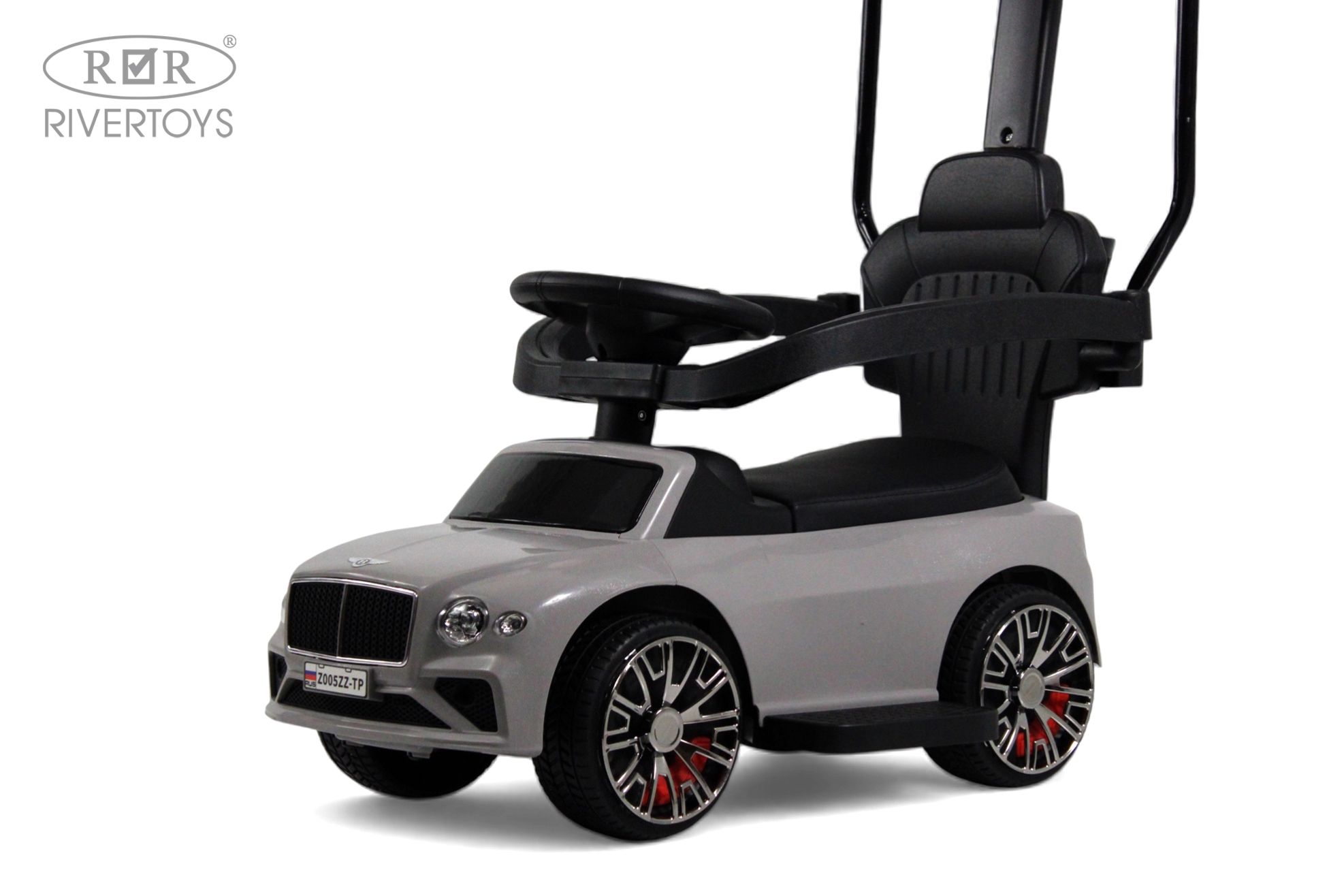 Каталка RIVERTOYS Z005ZZ-TP-GREY серый - фото 10
