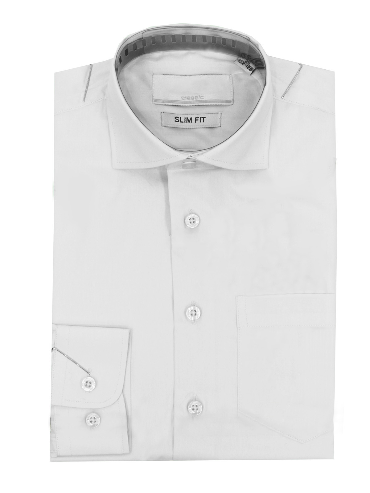 Рубашка Sky Lake 1210 CLASSIC SLIM FIT белый - фото 7