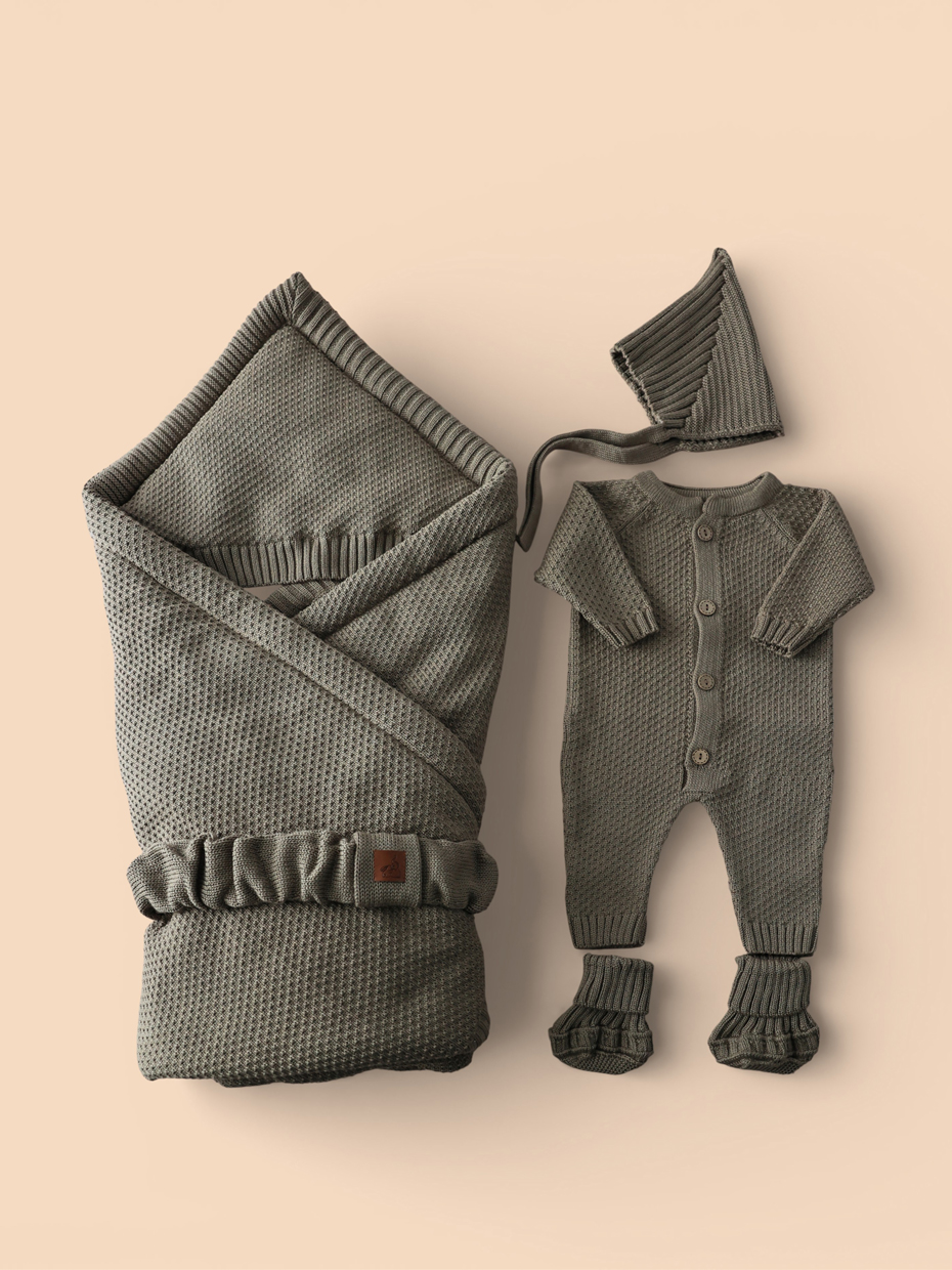 Комплект на выписку Bunnyphant 0369/темно-оливковый - фото 1