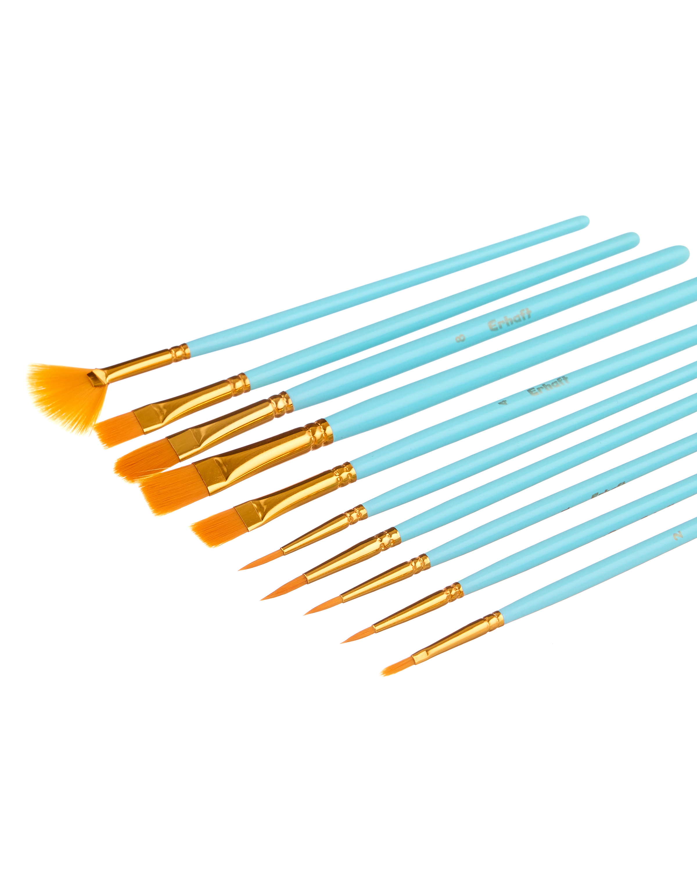 Кисть Erhaft 10 шт. (синтетика) в ассортименте - фото 6