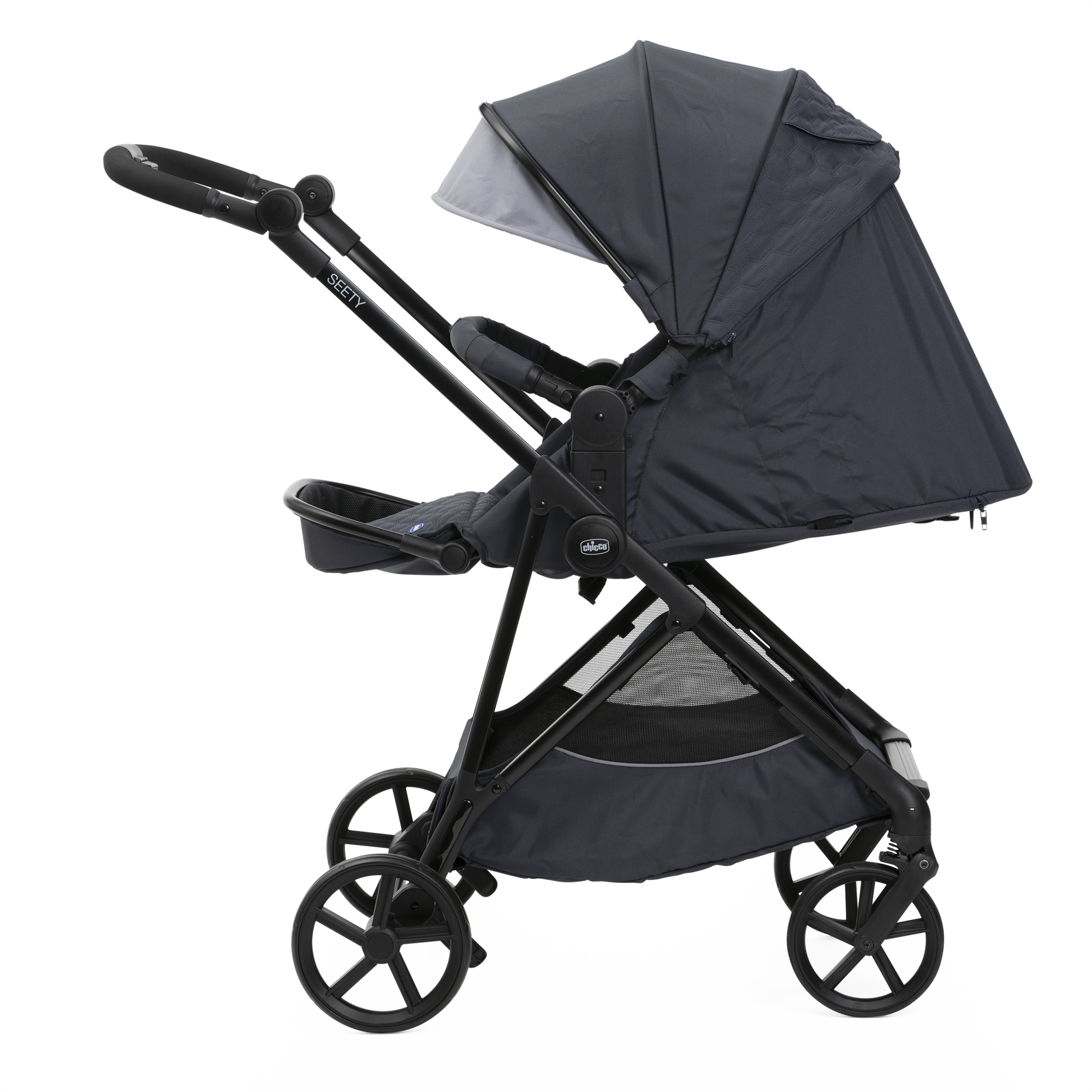 Коляска прогулочная Chicco Seety Stroller boston grey - фото 7