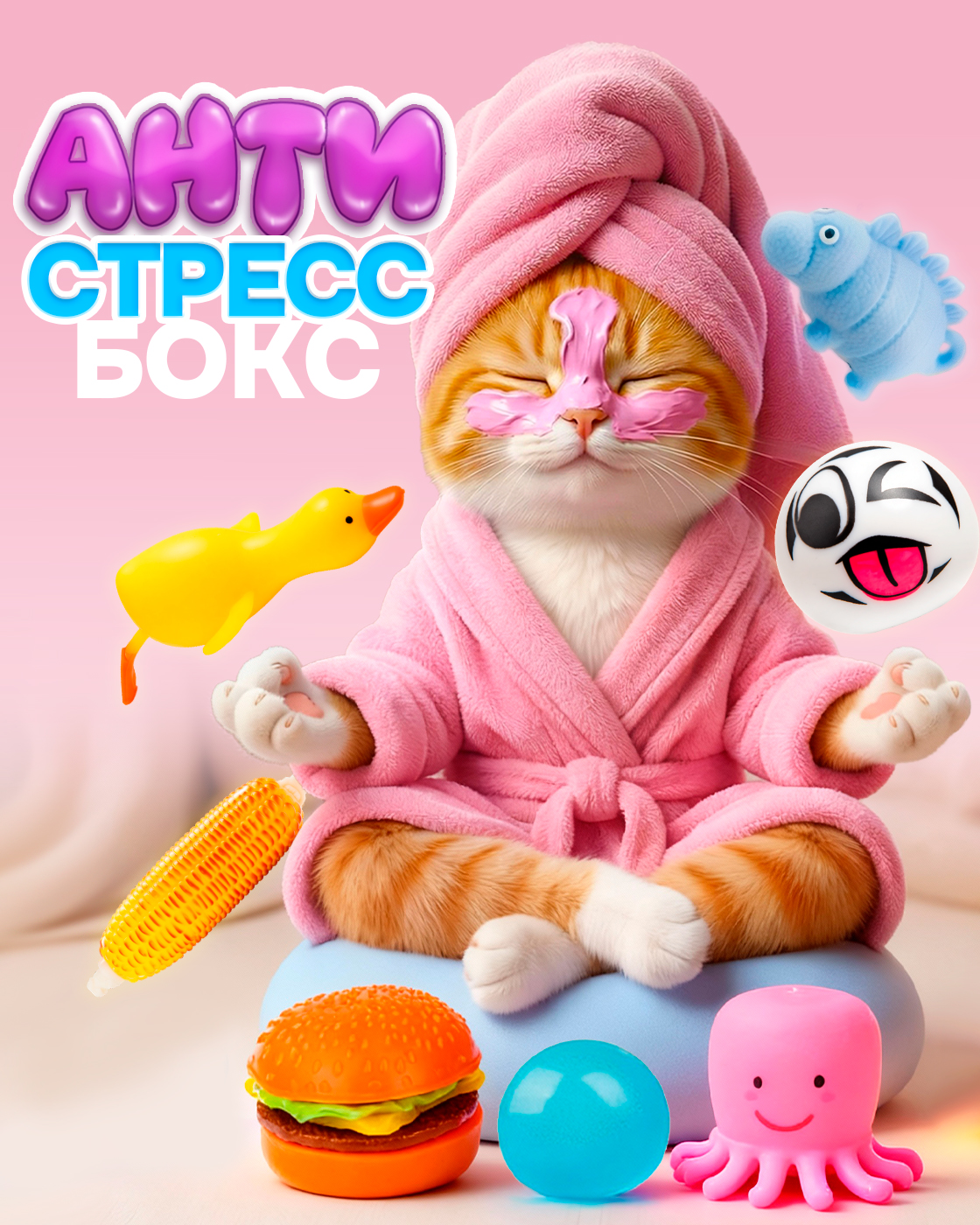 Игрушка-антистресс Крутой Замес 7 игрушек - фото 1