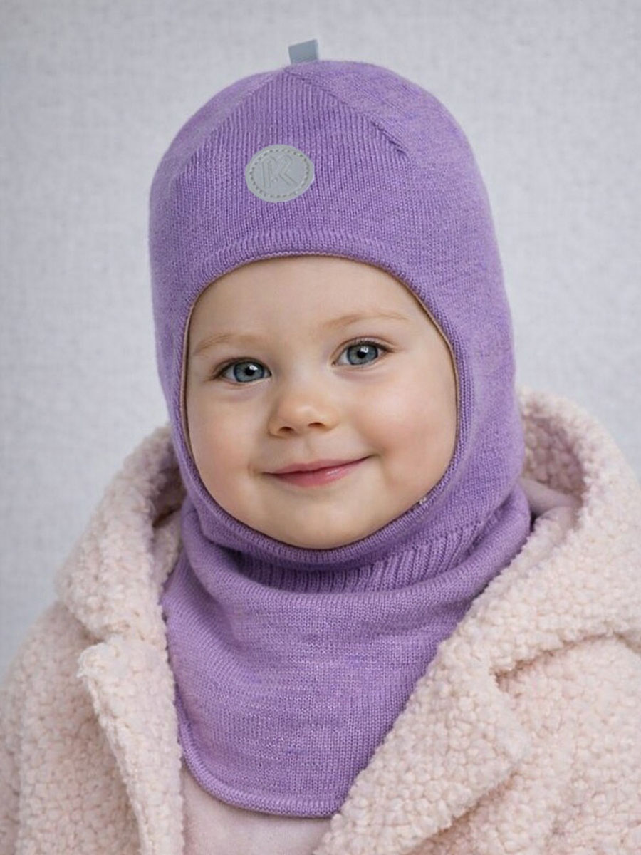 Шапка-шлем ПриКиндер U-Sp22547 Цвет: Сиреневый - фото 1