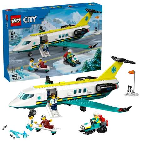 Конструктор LEGO City Самолет скорой помощи блочный