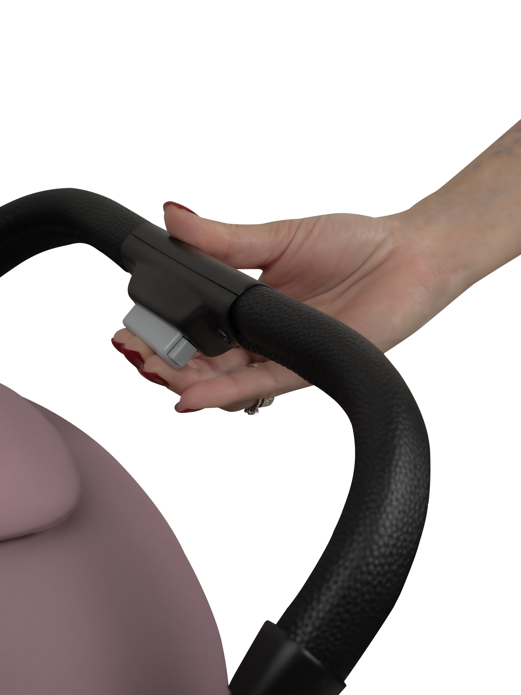 Коляска прогулочная JOVOLA Skill розовый - фото 29