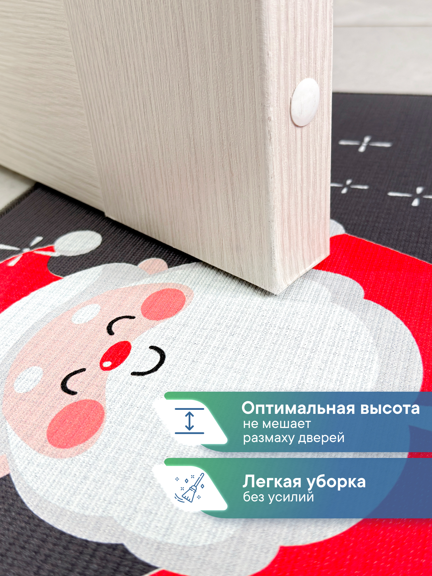 Ковёр придверный VILINA Элемент 40 x 60 см 1 шт. - фото 3