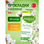 Прокладки Molped Ежедневные женские MOLPED Pure Soft Daily Care 32 шт