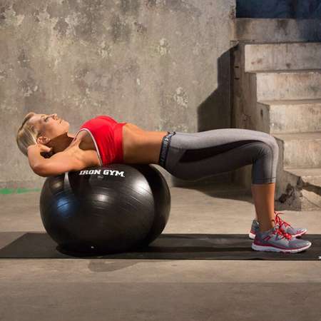 Фитбол IRON GYM, 65 см, с системой антивзрыв, с насосом