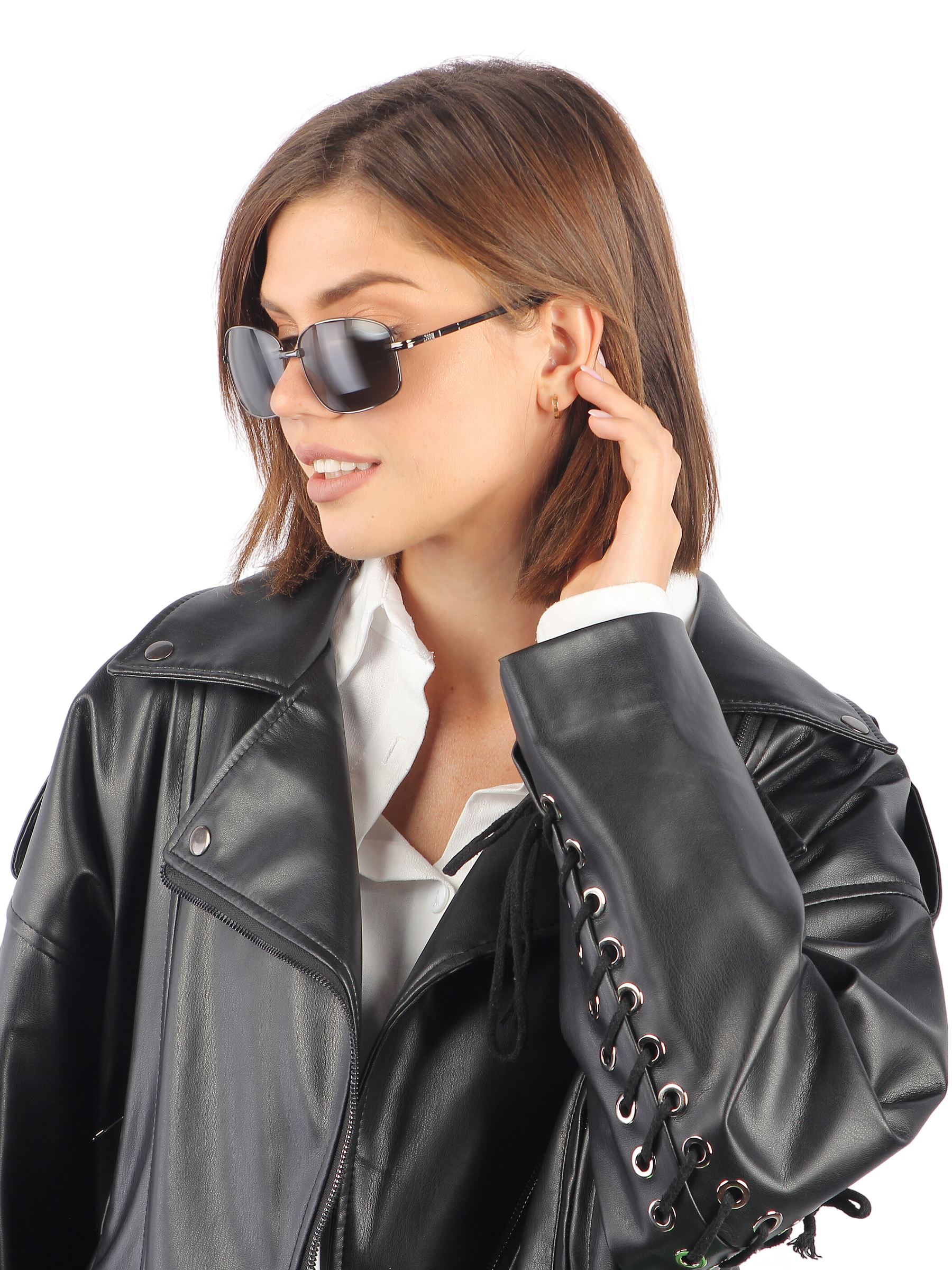 Очки солнцезащитные Pretty Mania RDT013-ATGRN - фото 4