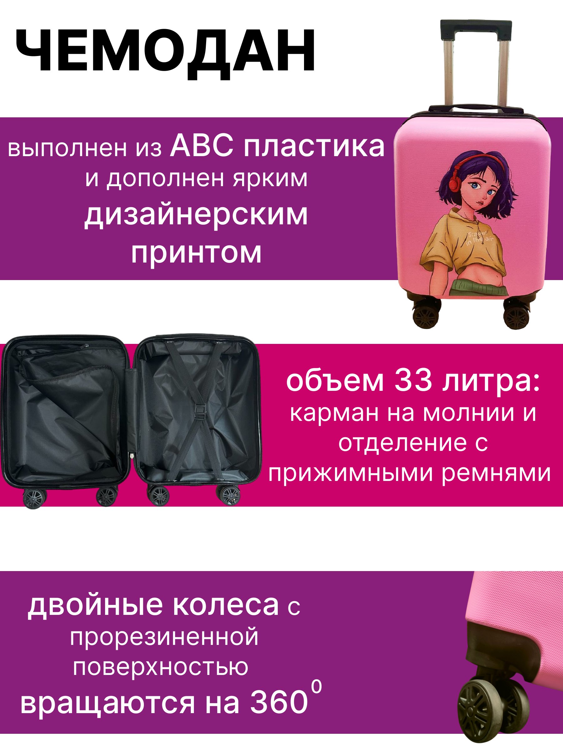 Чемодан LATS Аниме - фото 8