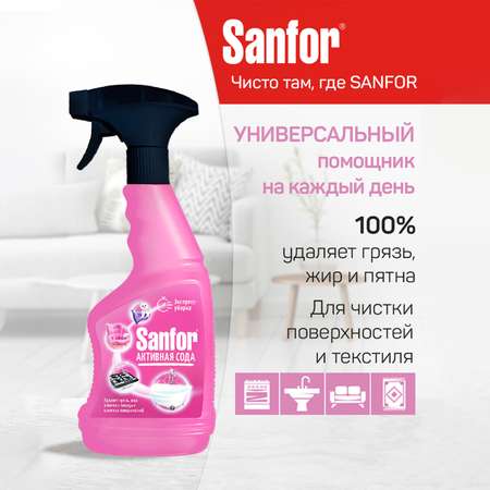 Набор бытовой химии Sanfor для уборки дома 6 штук