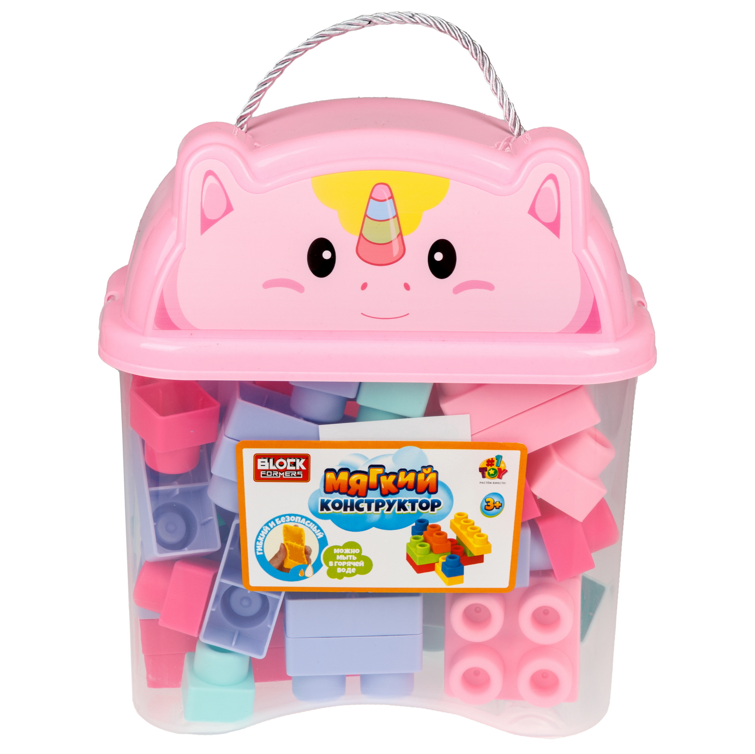 Конструктор 1TOY мягкий 40 дет. - фото 13