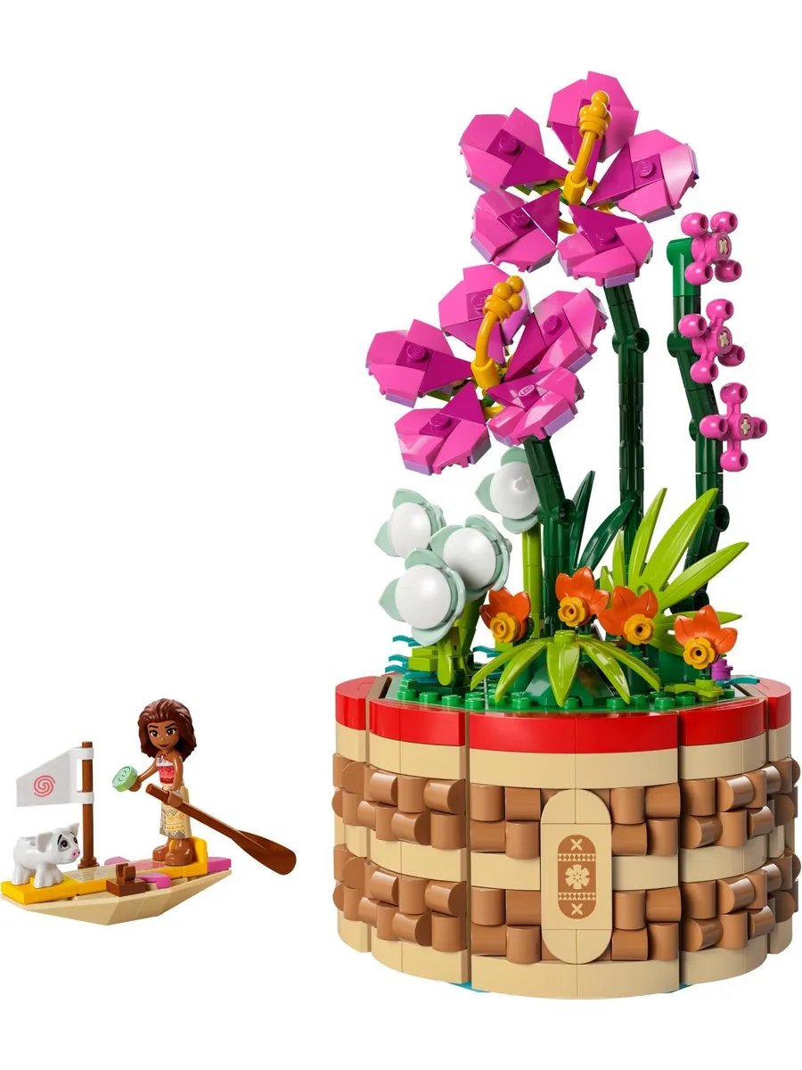 Конструктор LEGO Disney Princess Цветочный горшок Моаны 619 дет. - фото 2
