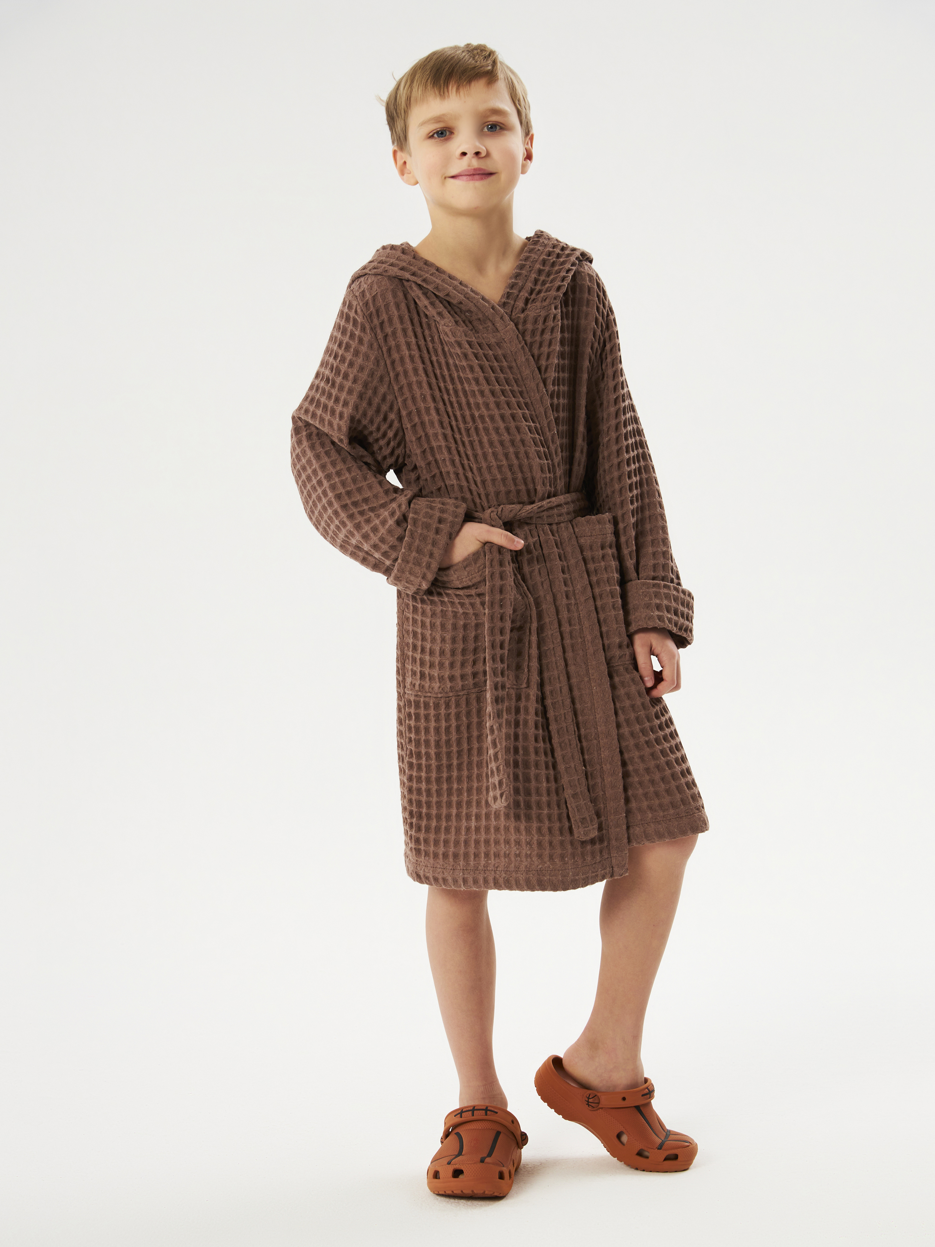 Халат Осьминожка 826-11/шоколадный - фото 6