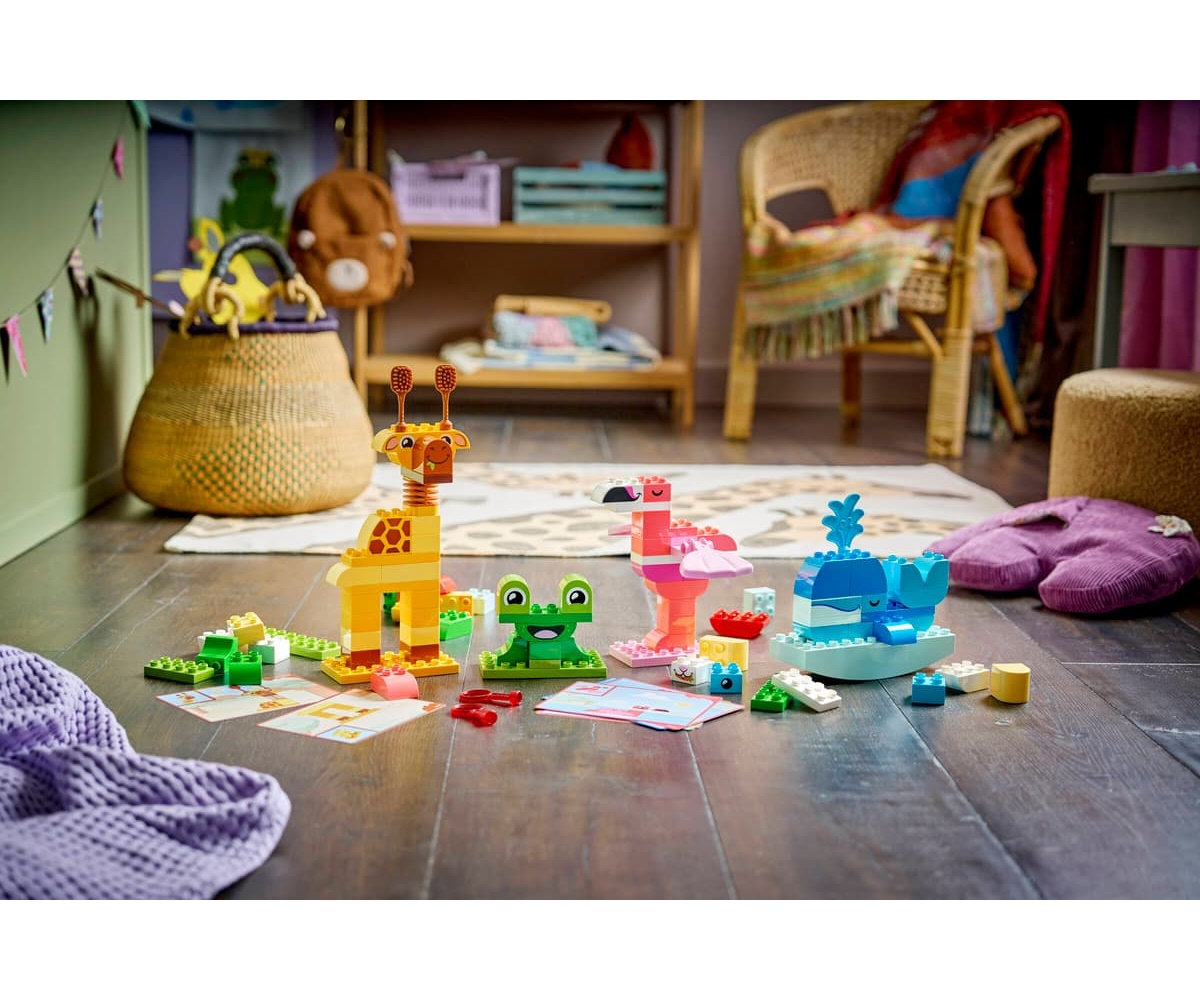 Конструктор LEGO DUPLO Игра собери животных 94 дет. - фото 9