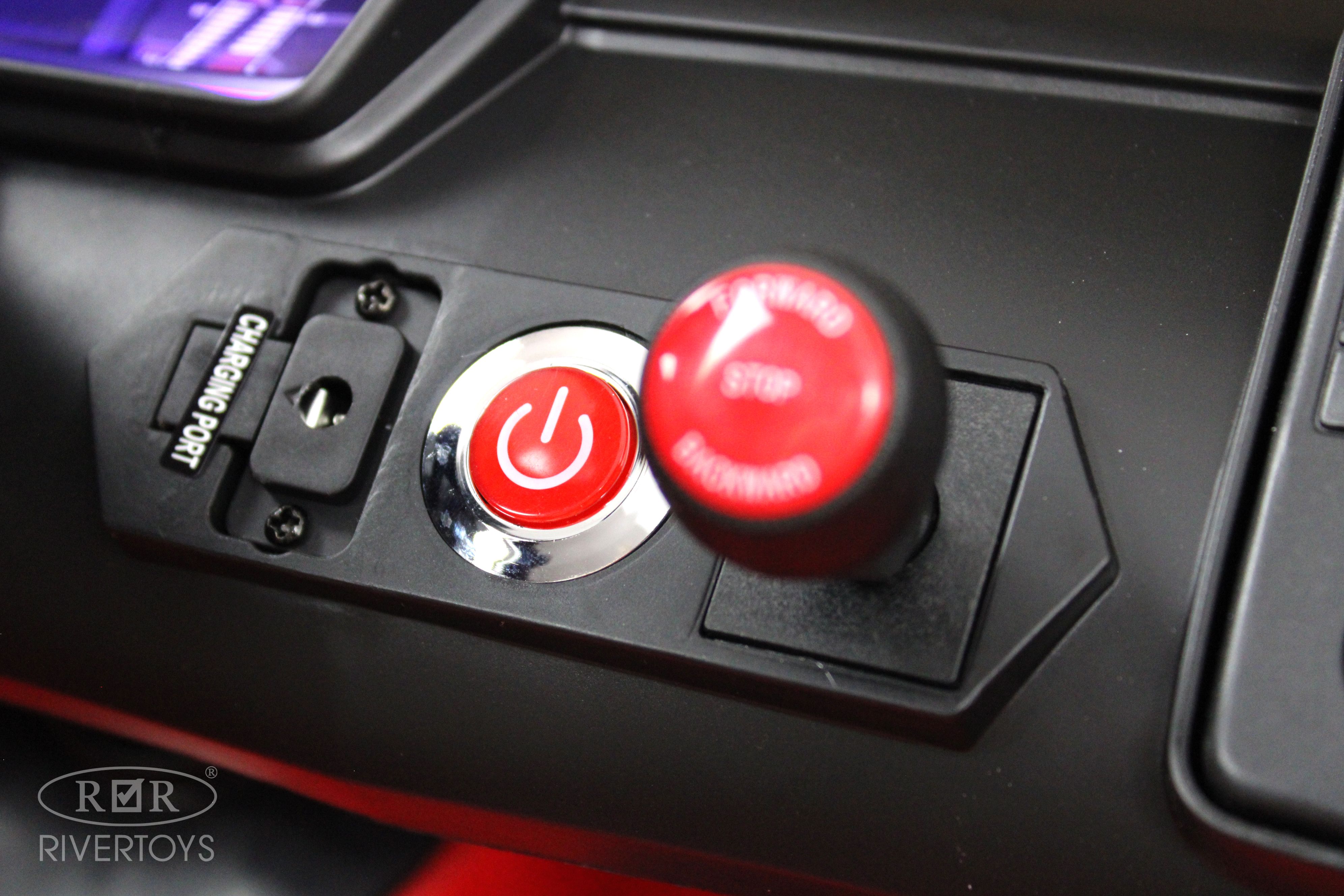 Электромобиль RIVERTOYS A111MP-RED С пультом ДУ - фото 13