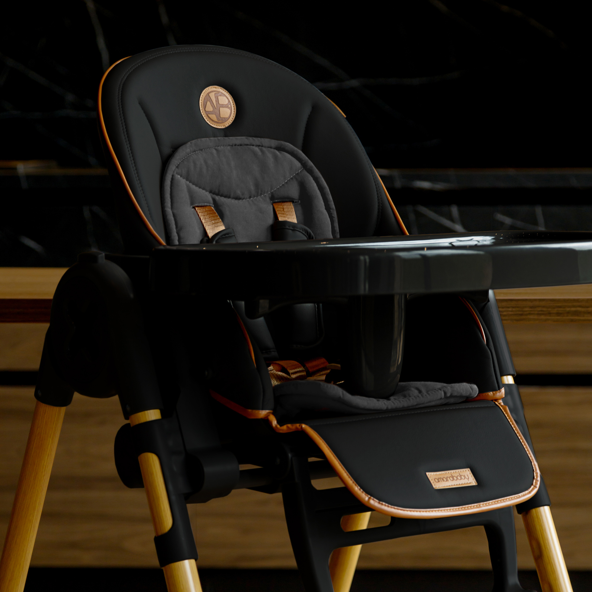 Стульчик для кормления Amarobaby Elegant классический - фото 12