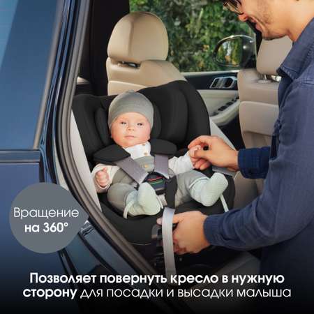 Автокресло Britax Roemer Swivel 2 Space Black Isofix 0+/1/2 (0-25 кг) черный