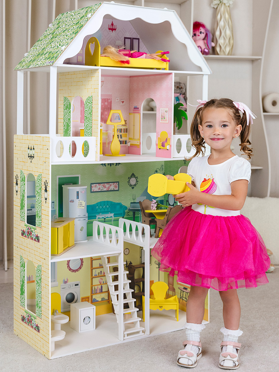 Домик для кукол PAREMO с мебелью PD318-01 - фото 1
