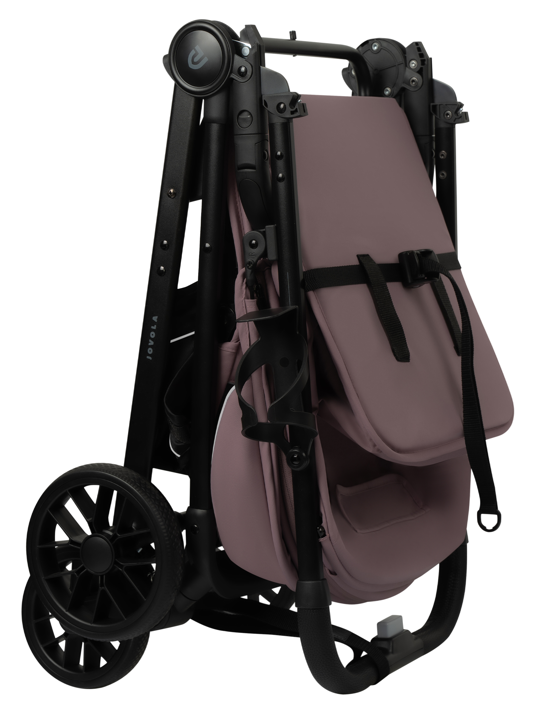 Коляска прогулочная JOVOLA Skill розовый - фото 21