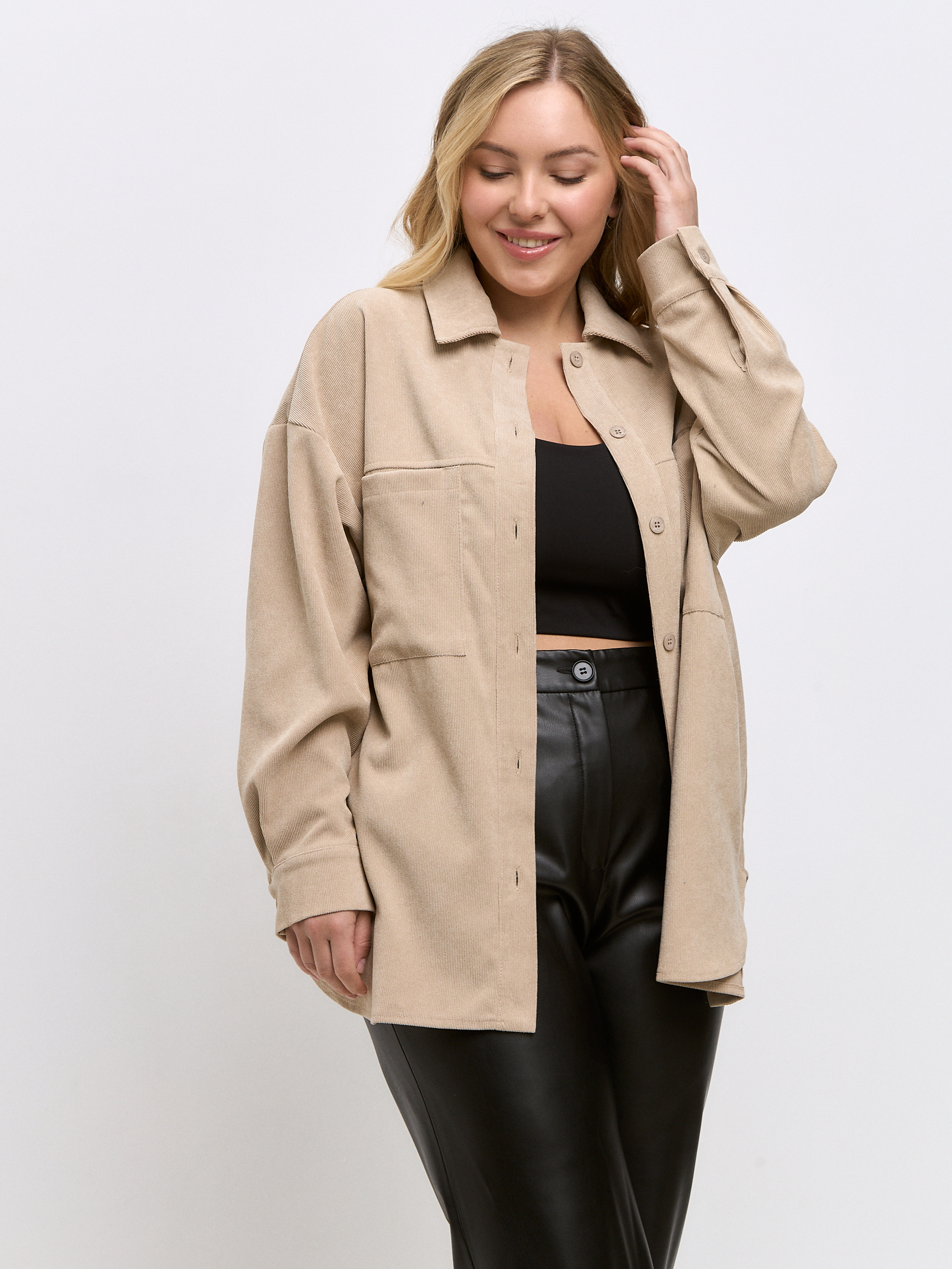 Рубашка МАМИРА РубБежВелв710_46_М - фото 1