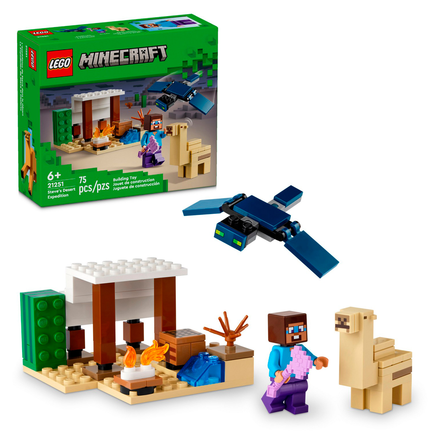 Конструктор LEGO Minecraft Экспедиция Стива в пустыню - фото 1
