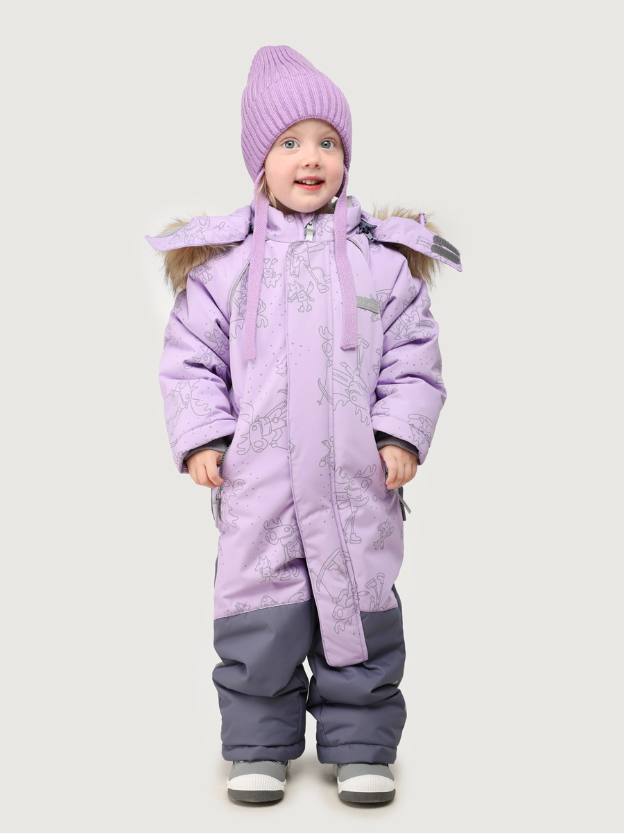 Комбинезон NIKASTYLE 8з0425 лаванда/инжир - фото 1