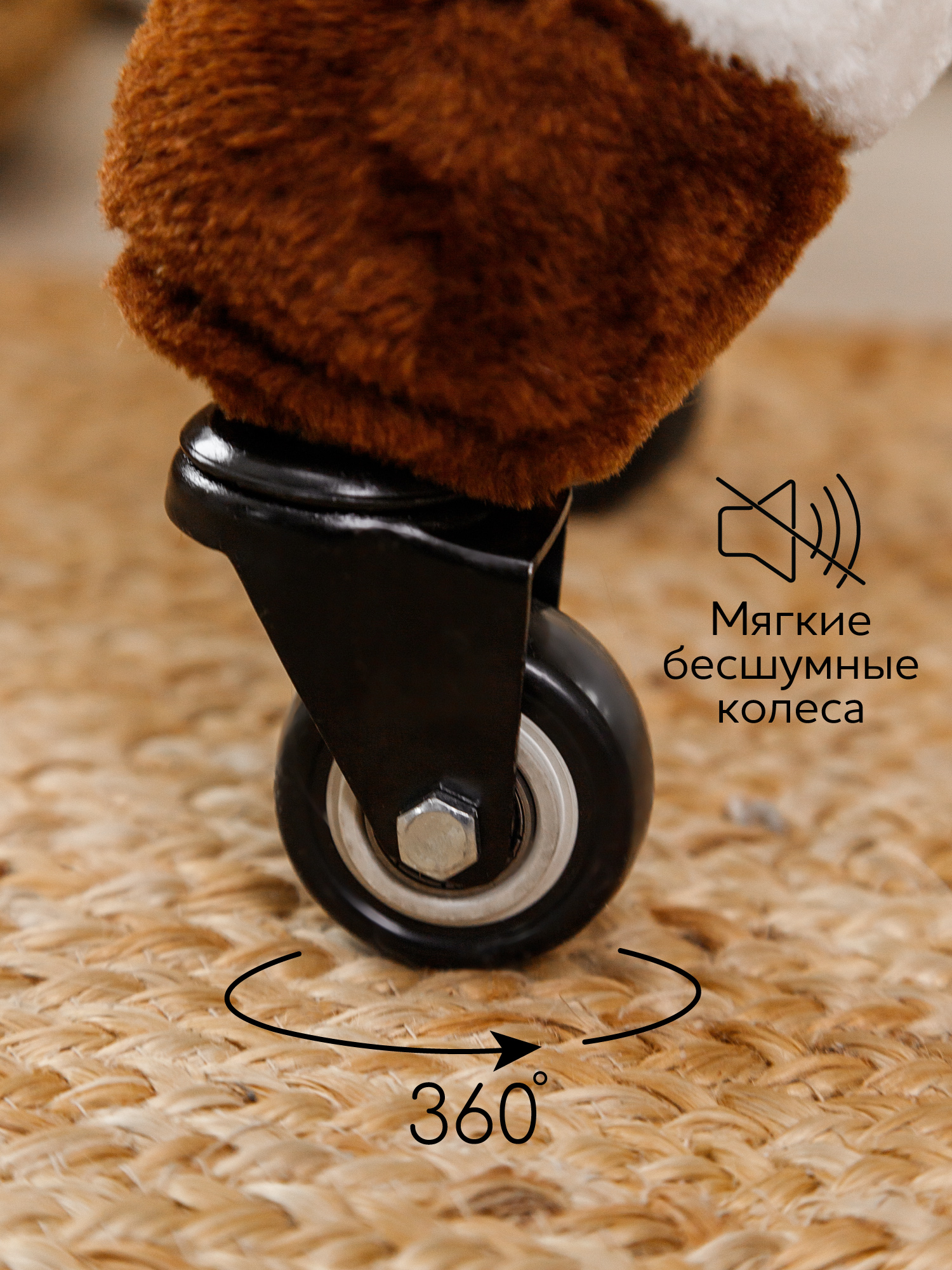 Каталка Amarobaby Funny Horse бежевый в ассортименте - фото 9