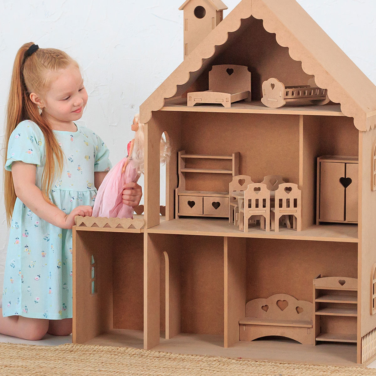 Аксессуар для кукол Pema kids кукольный интерьер 11предБезОкр - фото 2
