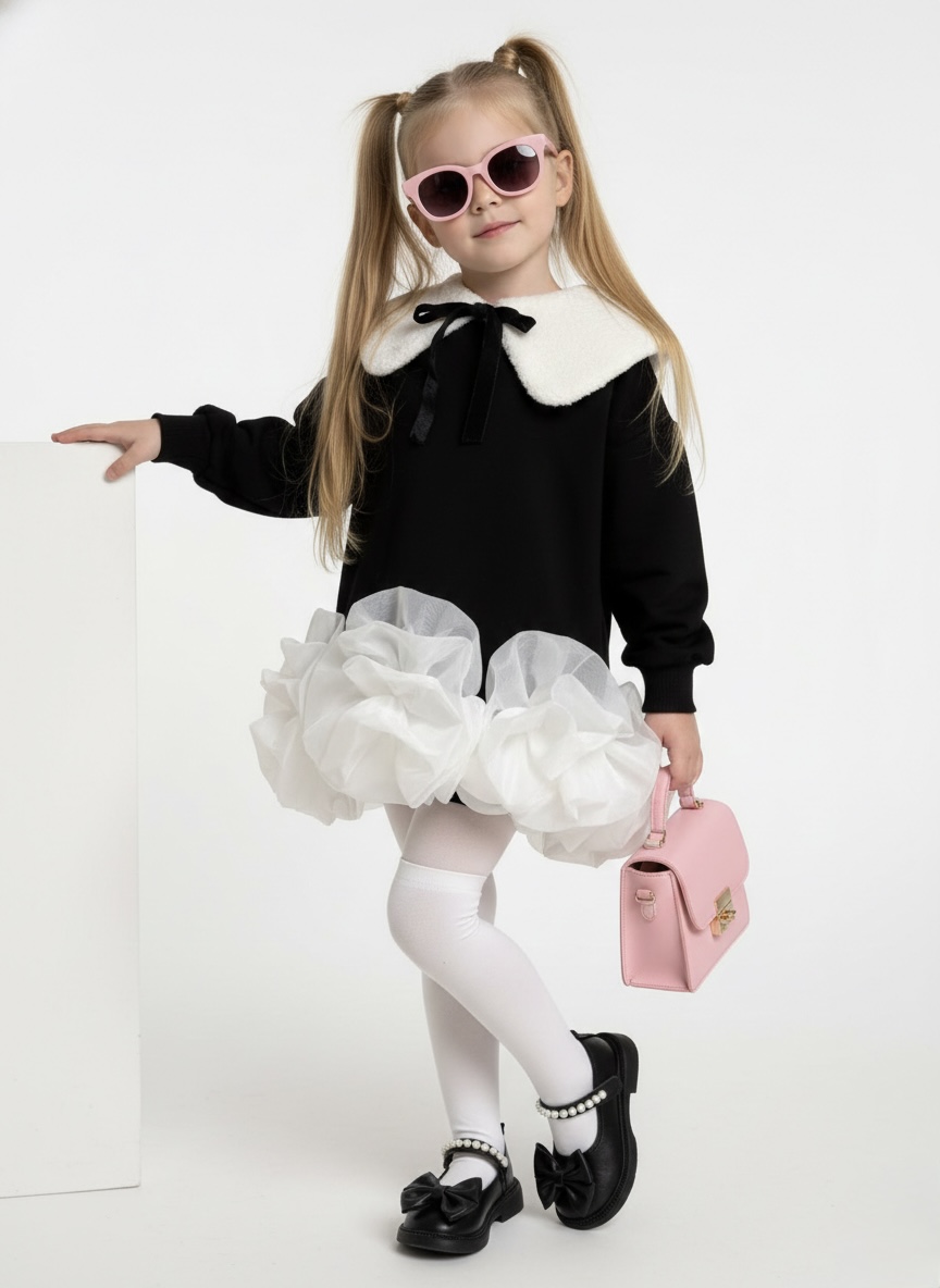 Платье Minilik ПлатьеНарядЧерное - фото 3