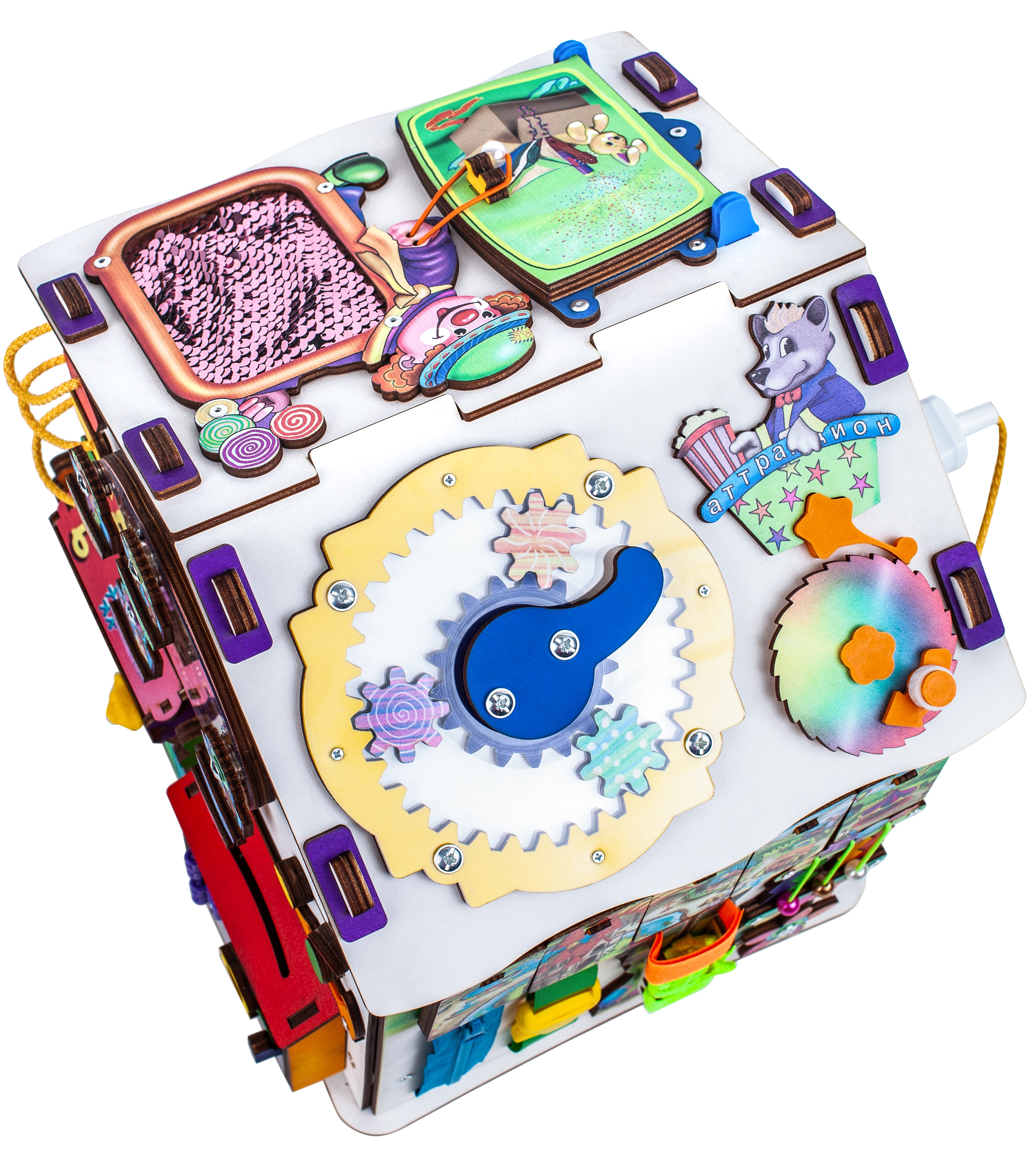 Игрушка Jolly Kids бизиборд Карусель - фото 9