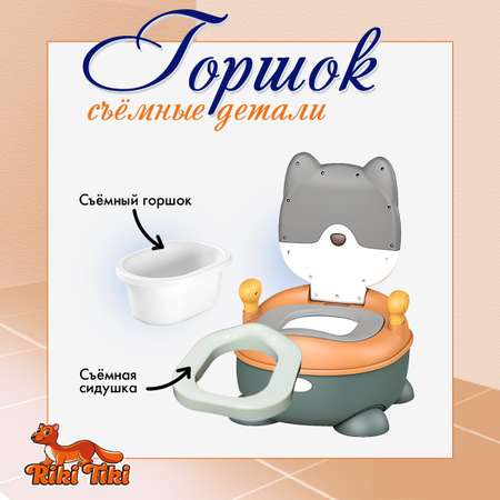 Горшок детский RIKI TIKI baby Funny animals