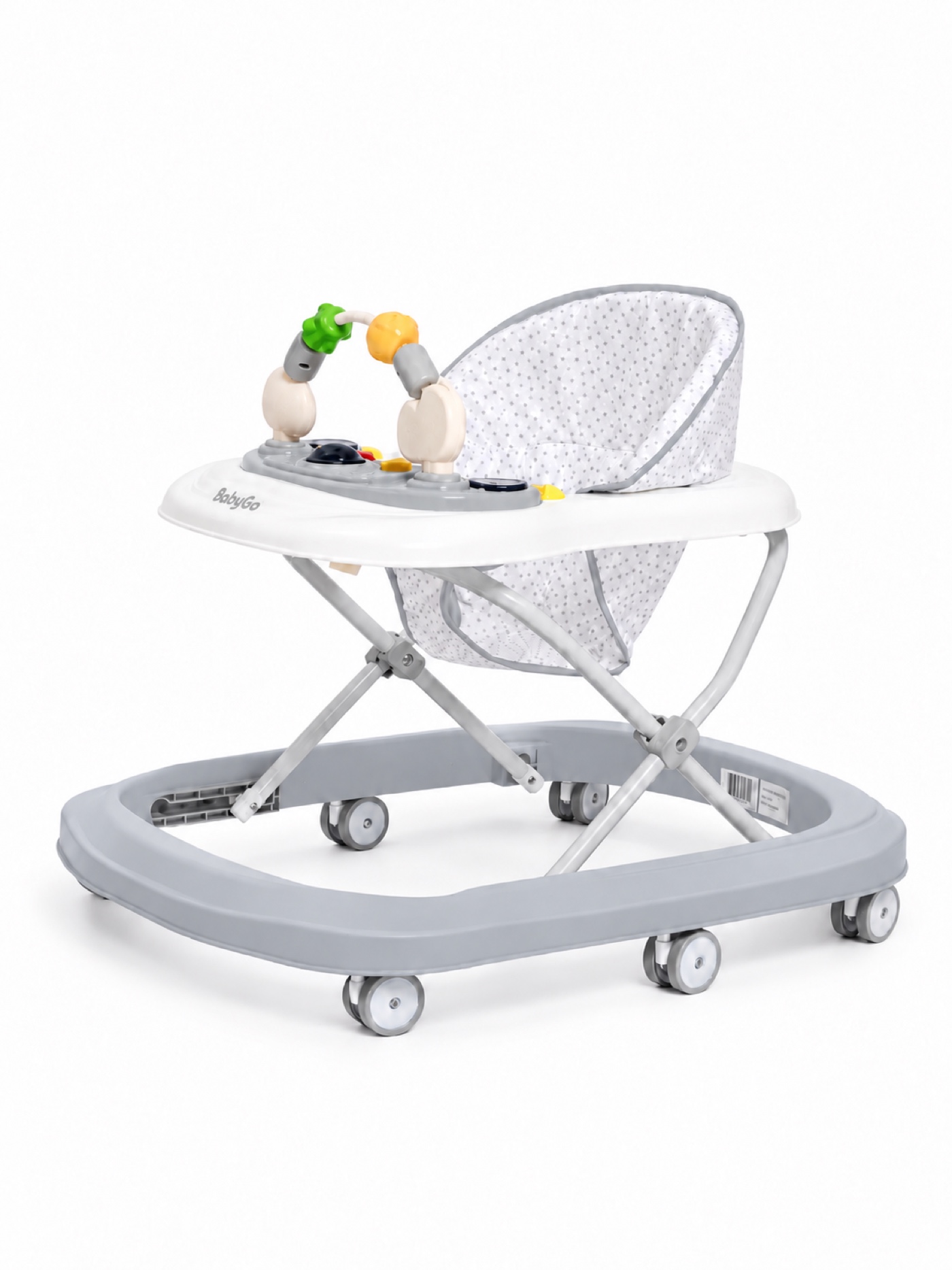 Ходунки BabyGo Simple серый - фото 2