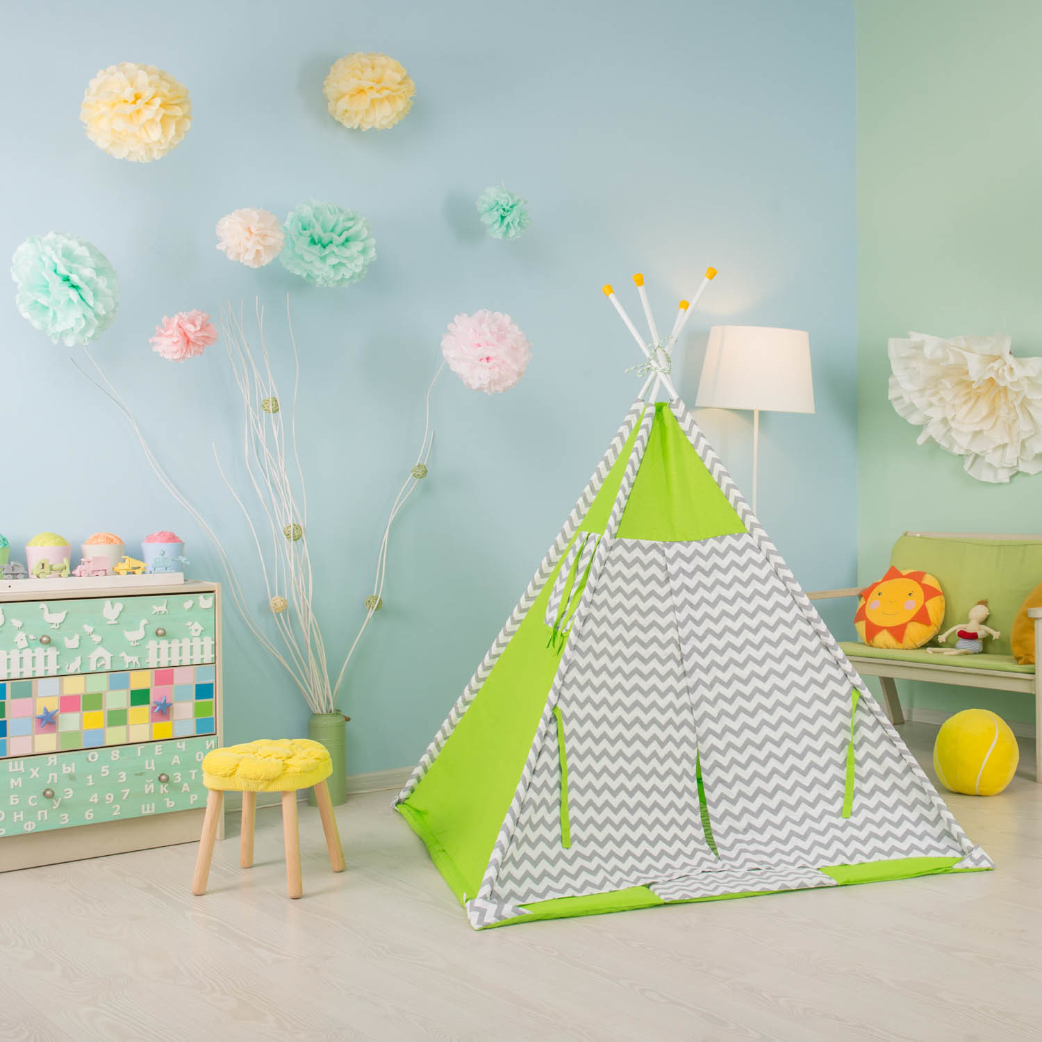 Палатка Polini kids Зигзаг - фото 6