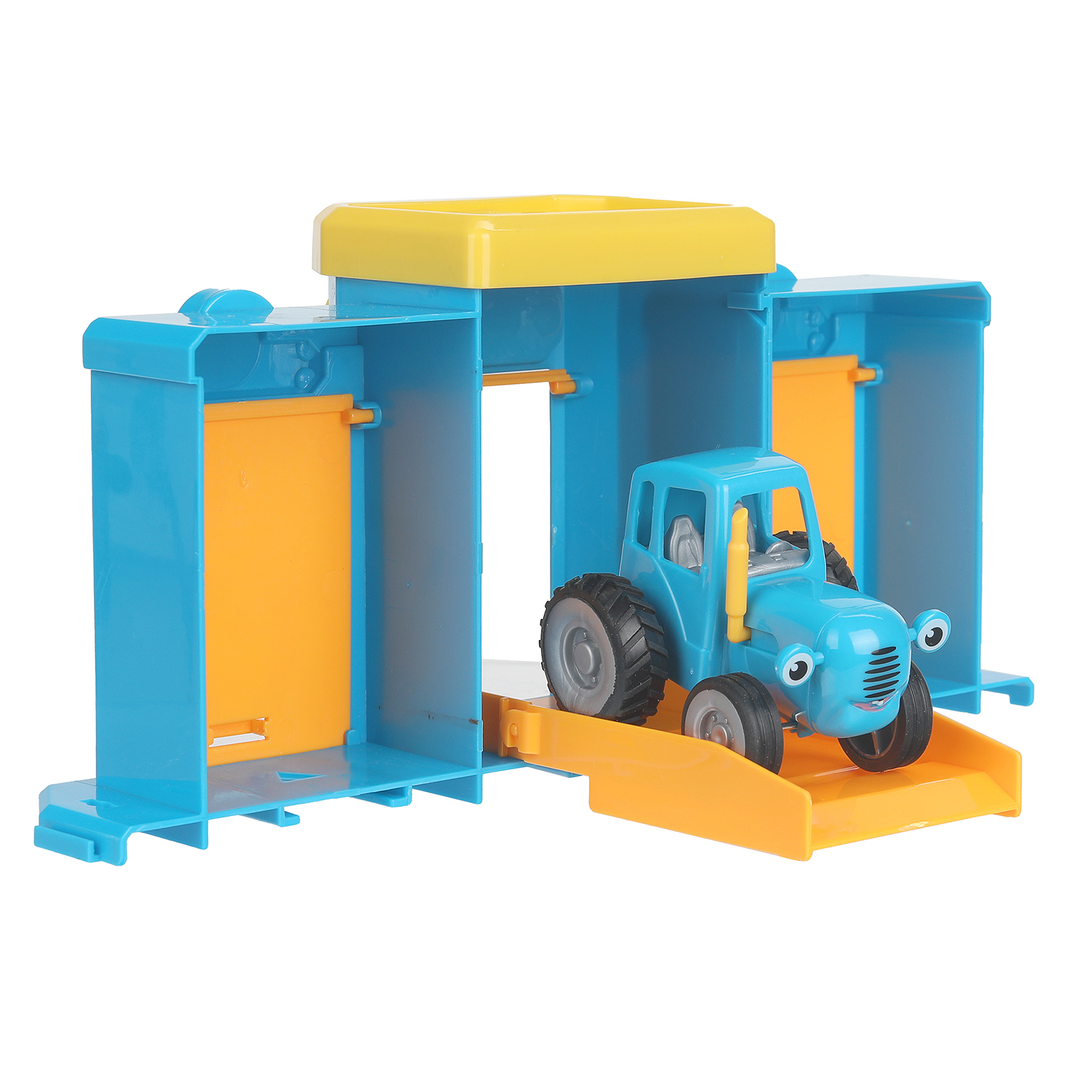 Гараж Технопарк Гараж Синий трактор 403552 - фото 6